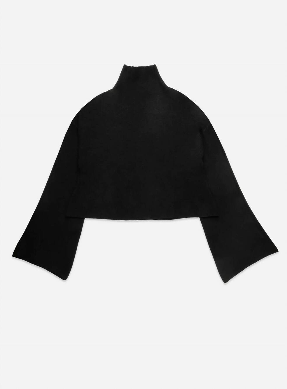 NEW DELUC women's parker turtleneck sweater in black
